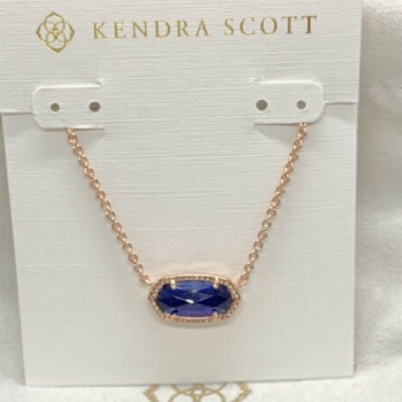 NEW Kendra Scott Rose Gold Elisa Necklace - Picture 5 of 9